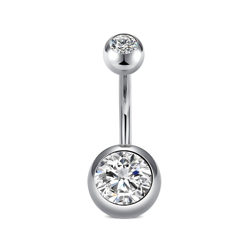 10MM Silver Belly Ring