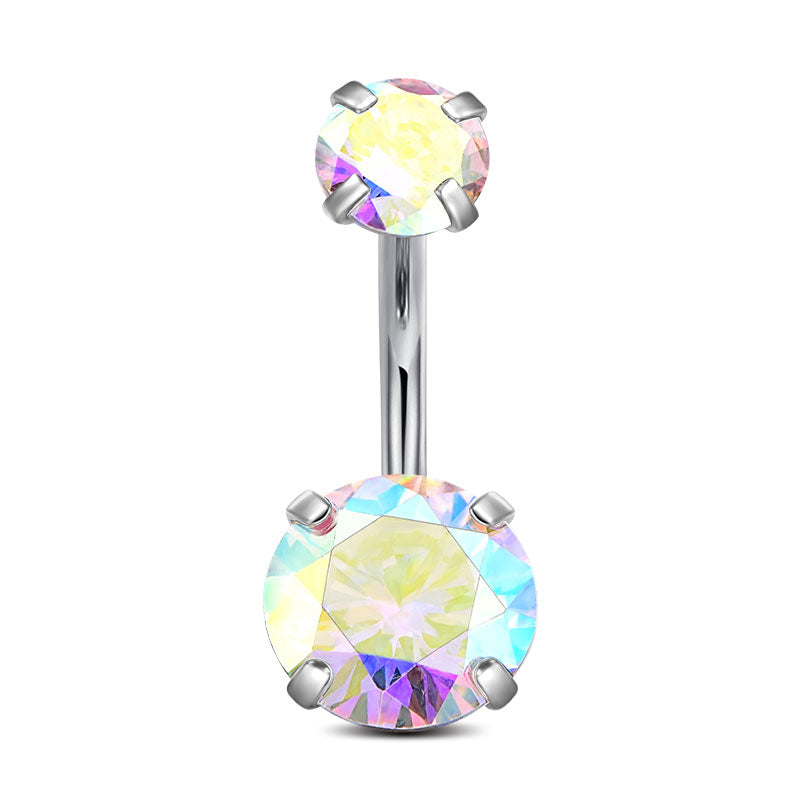 10MM AB CZ Navel Ring