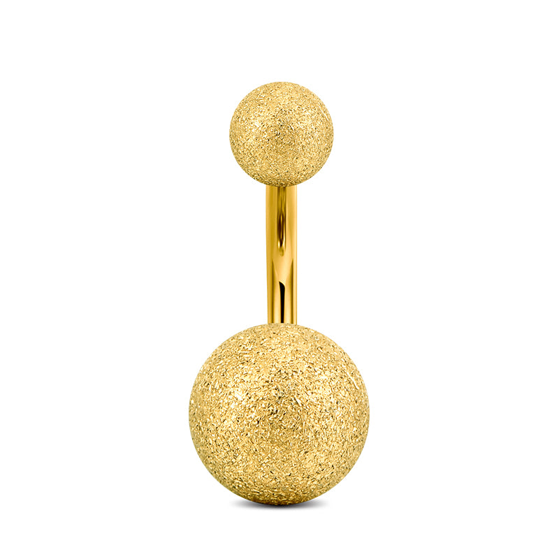 8mm Gold Belly Button Ring