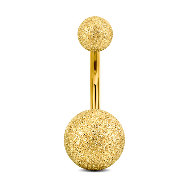10mm Gold Belly Button Ring