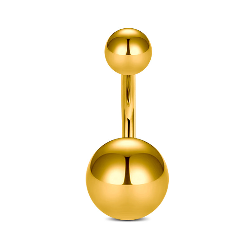 8mm Gold Belly Button Ring