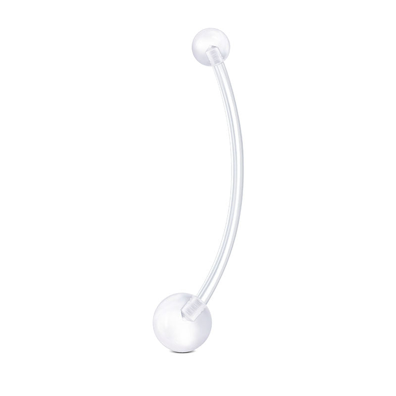 38MM Bar Length 14G Clear Flexible Pregnancy Belly Rings
