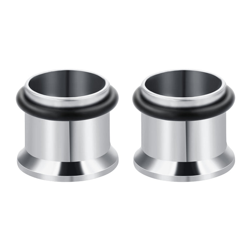 6mm white ear tunnel plug hollow