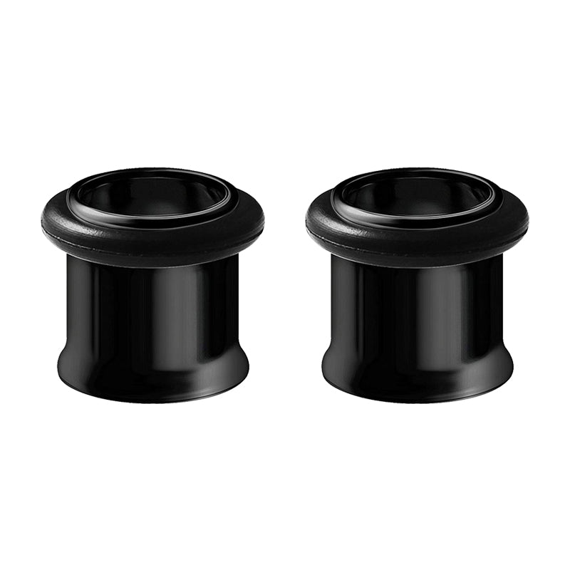 6mm black ear tunnel plug hollow