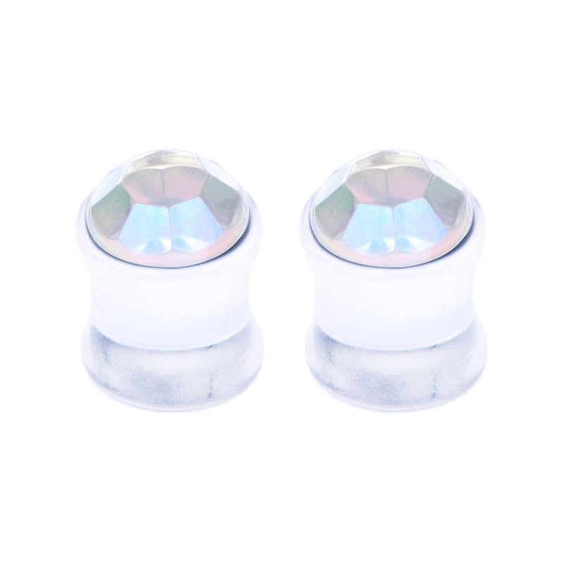 6mm clear acylic ear tunnel plug