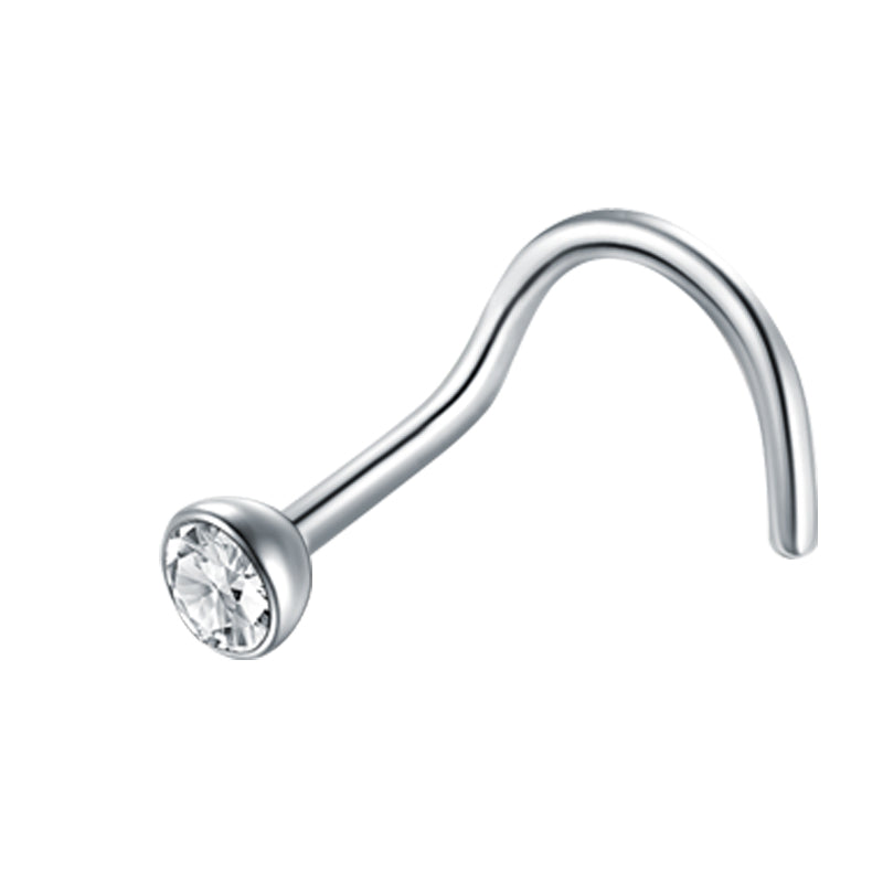 20G Silver Nose Rings