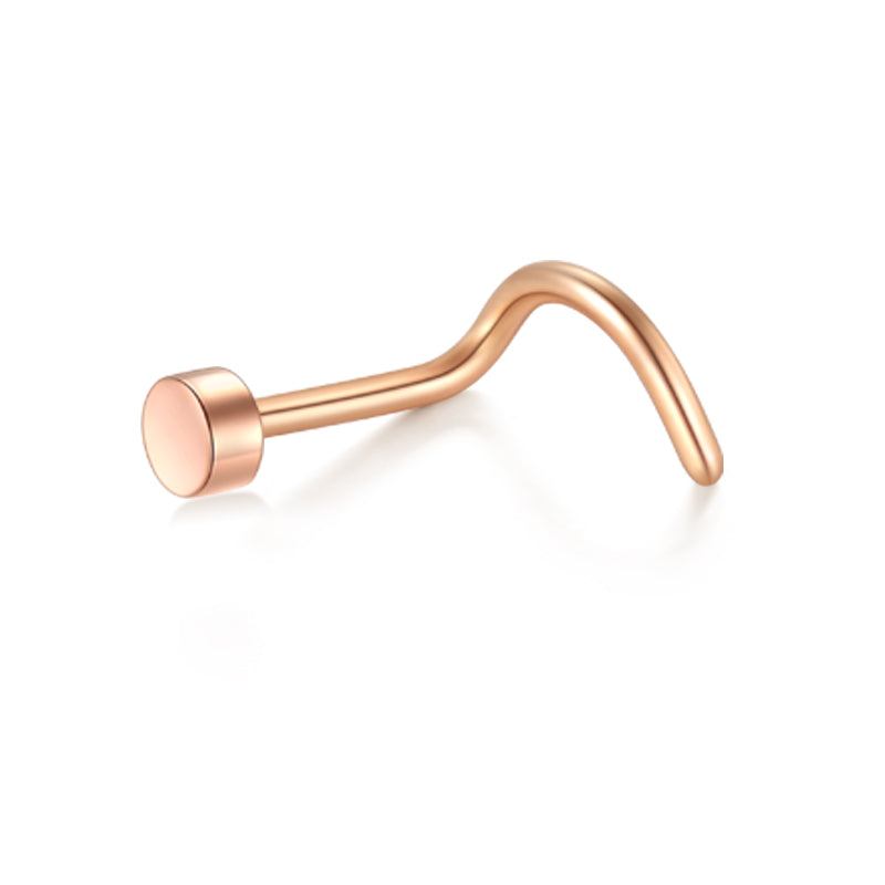 20G Rose Gold Nose Screw