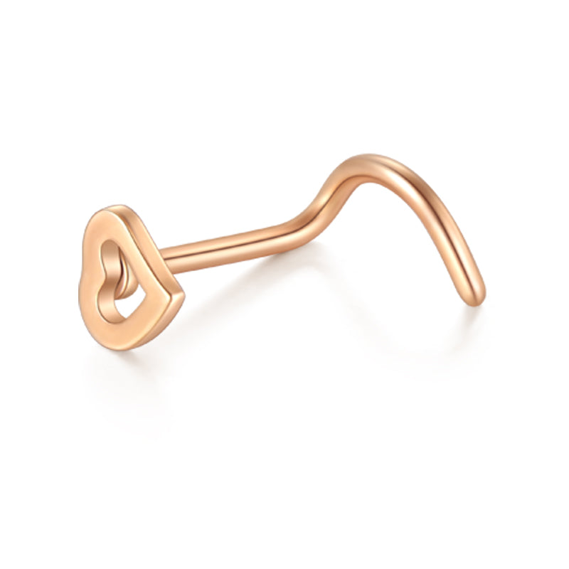 Rose Gold Nose Rings