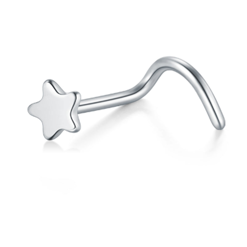 Silver Nose Rings