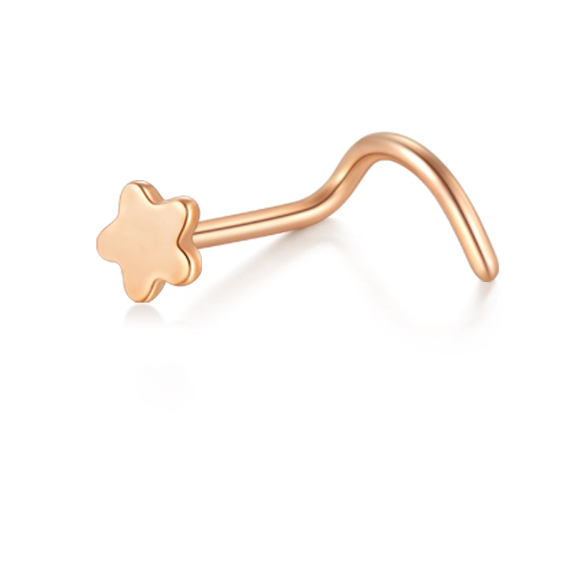 Rose Gold Nose Rings