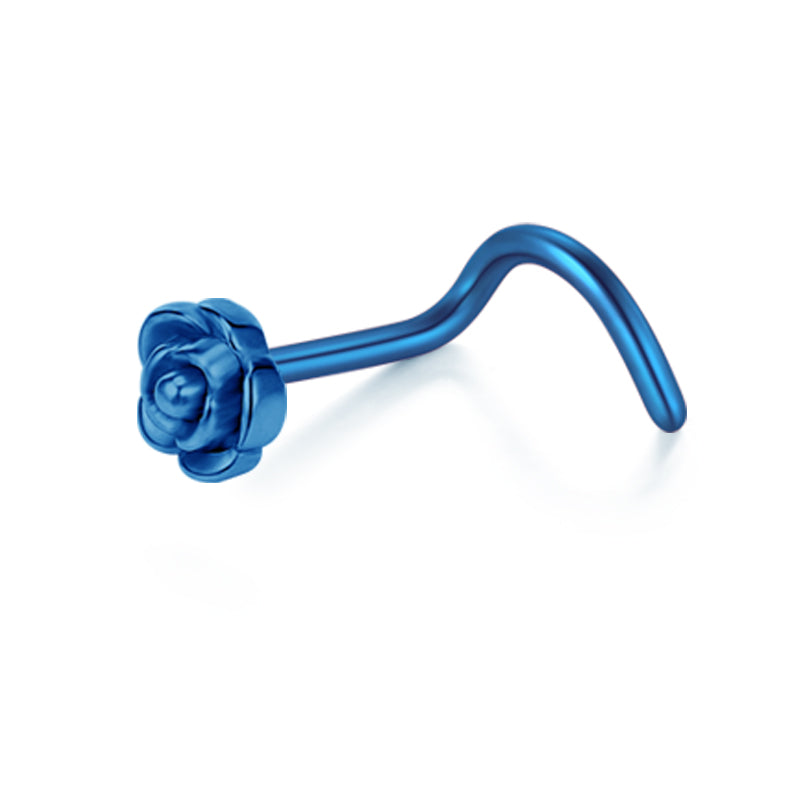 Blue Rose Nose Screw
