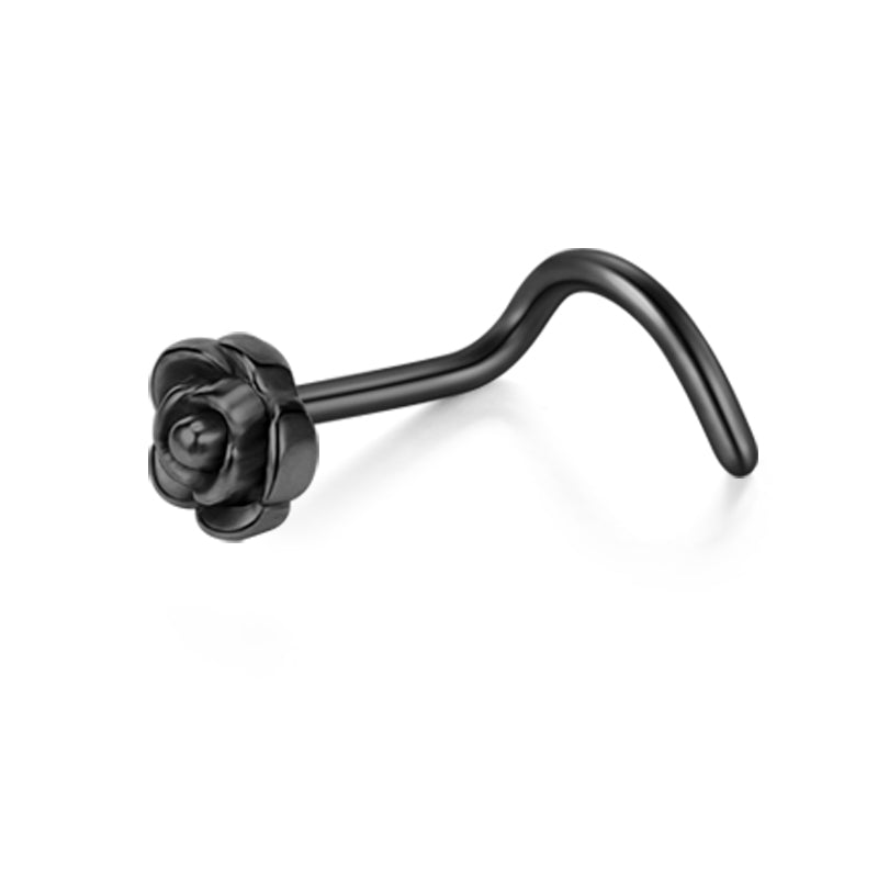 Black Rose Nose Screw
