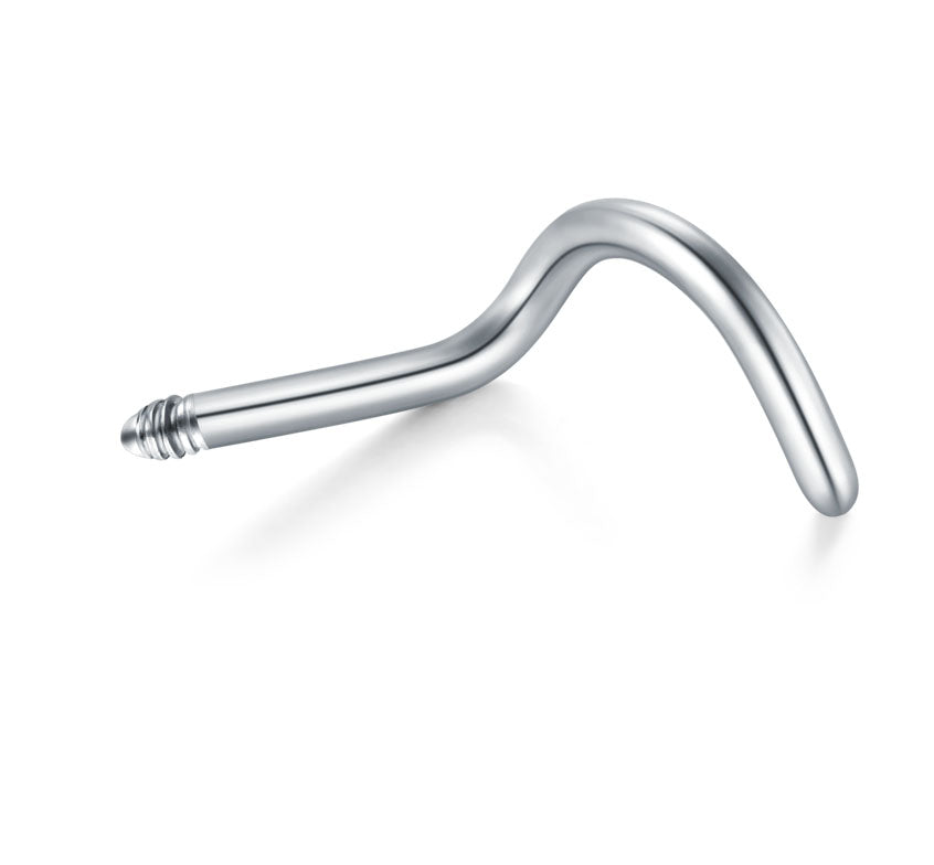 Replacement Screw Barbell Silver