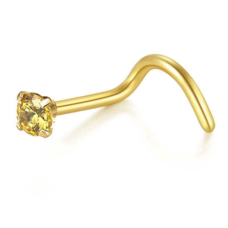Gold Nose Screw