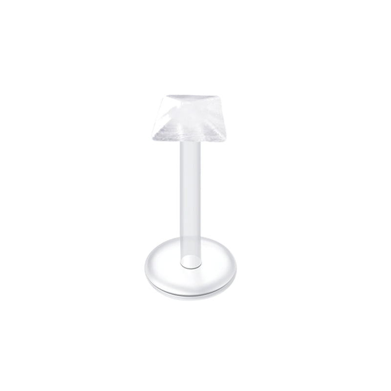 Plastic Lip Studs Retainer Various Top