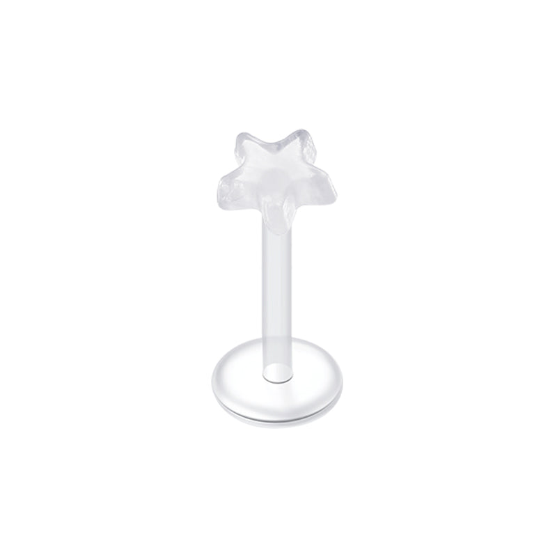 Plastic Lip Studs Retainer Various Top