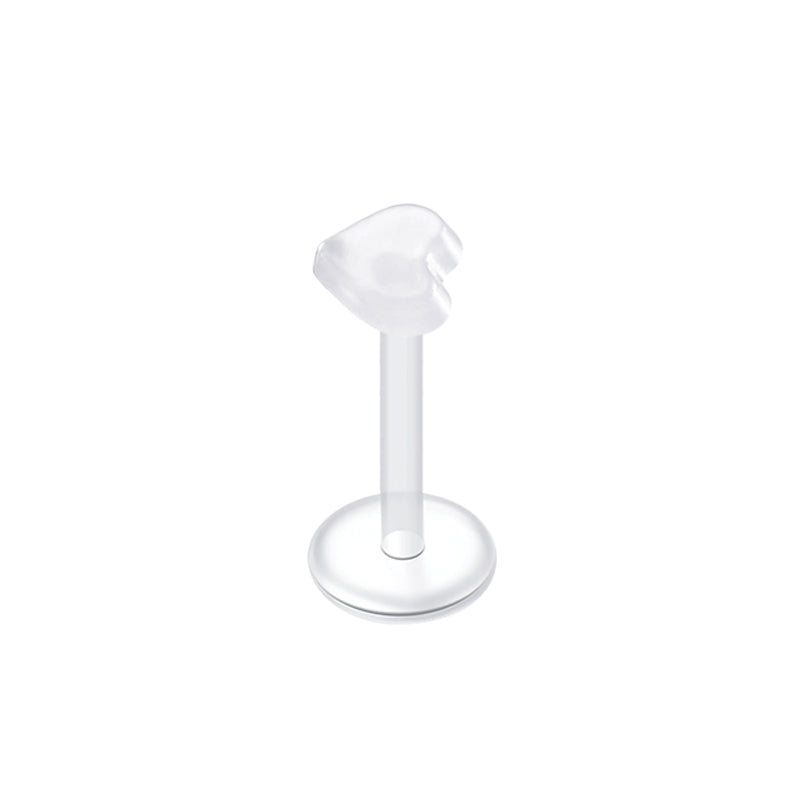 Plastic Lip Studs Retainer Various Top
