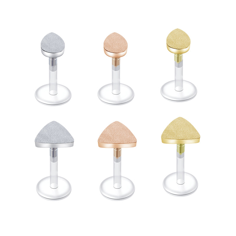 16gauge Plastic Tragus Earrings Push Tear Drop