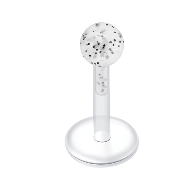 Plastic Lip Studs Colorful Ball
