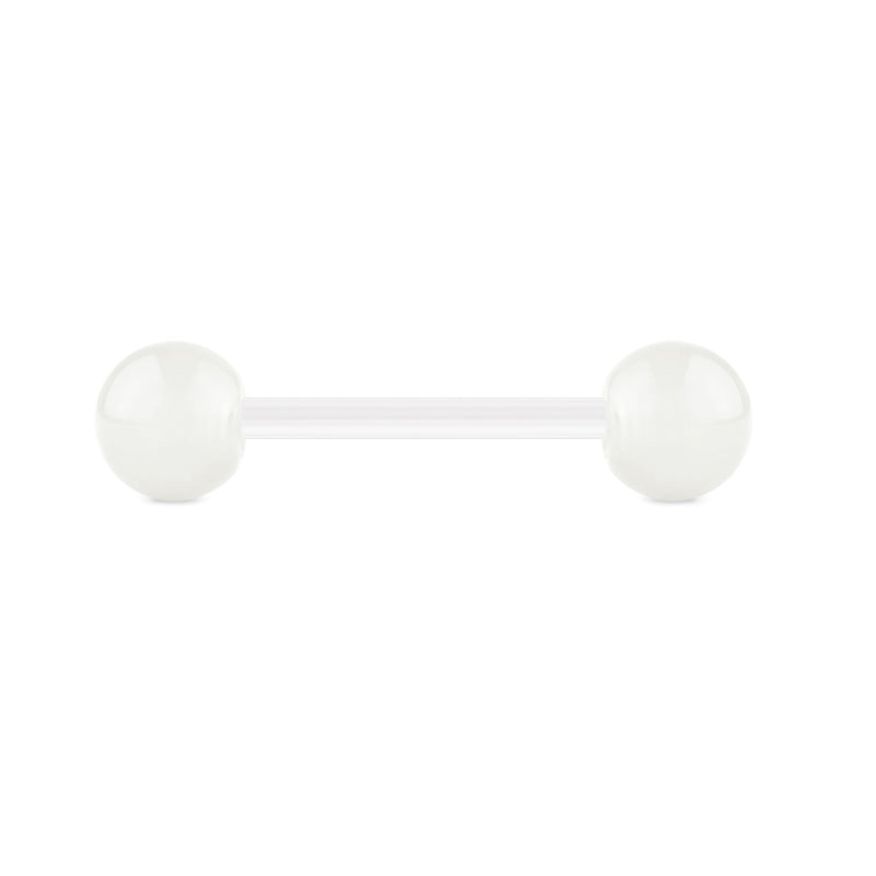 Plastic Tongue Rings Glow in Dark
