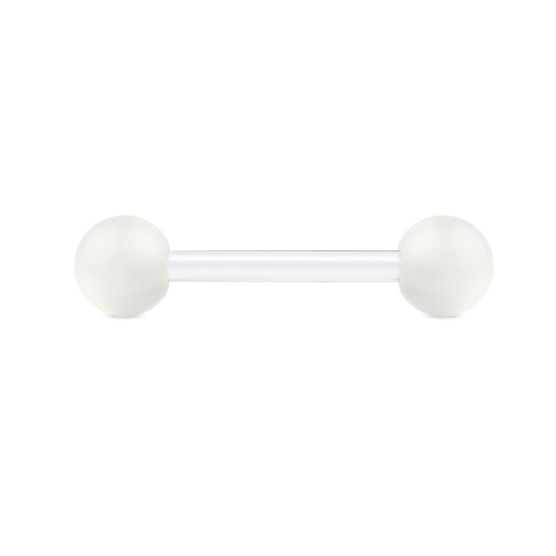 Plastic Tongue Rings Colorful Balls