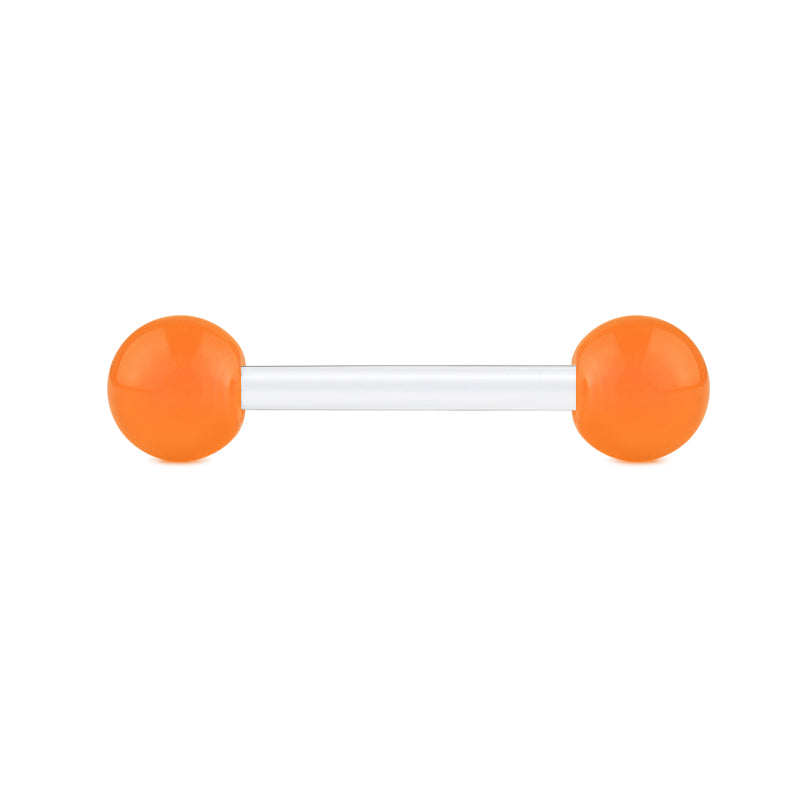 Plastic Tongue Rings Colorful Balls