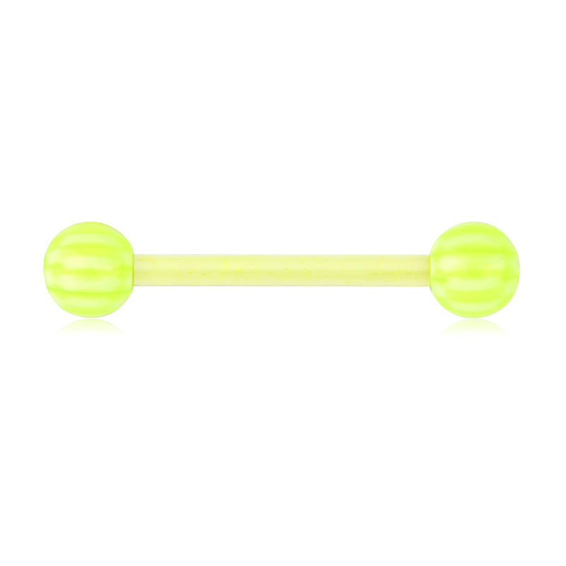 Plastic Tongue Rings Colorful Various