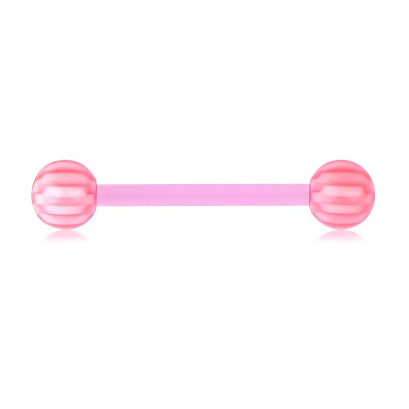 Plastic Tongue Rings Colorful Various