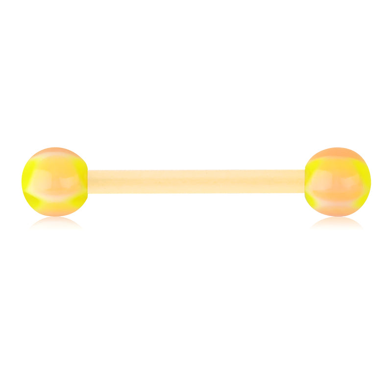 Plastic Tongue Rings Colorful Various