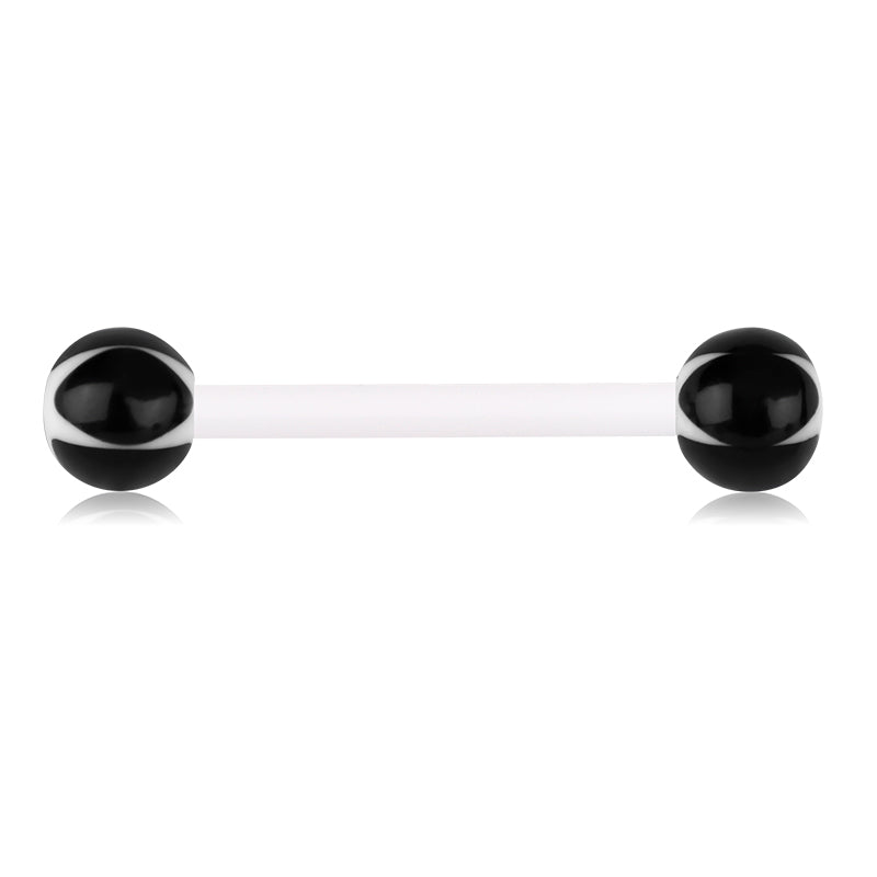 Plastic Tongue Rings Colorful Various