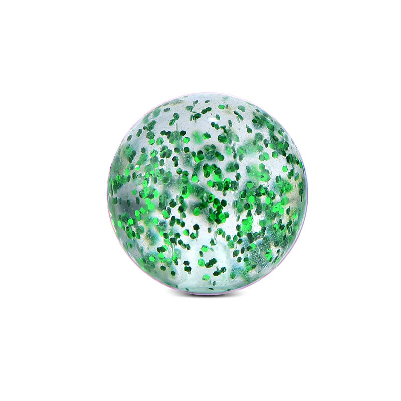 Piercing Glitter Ball 14G Green 5mm