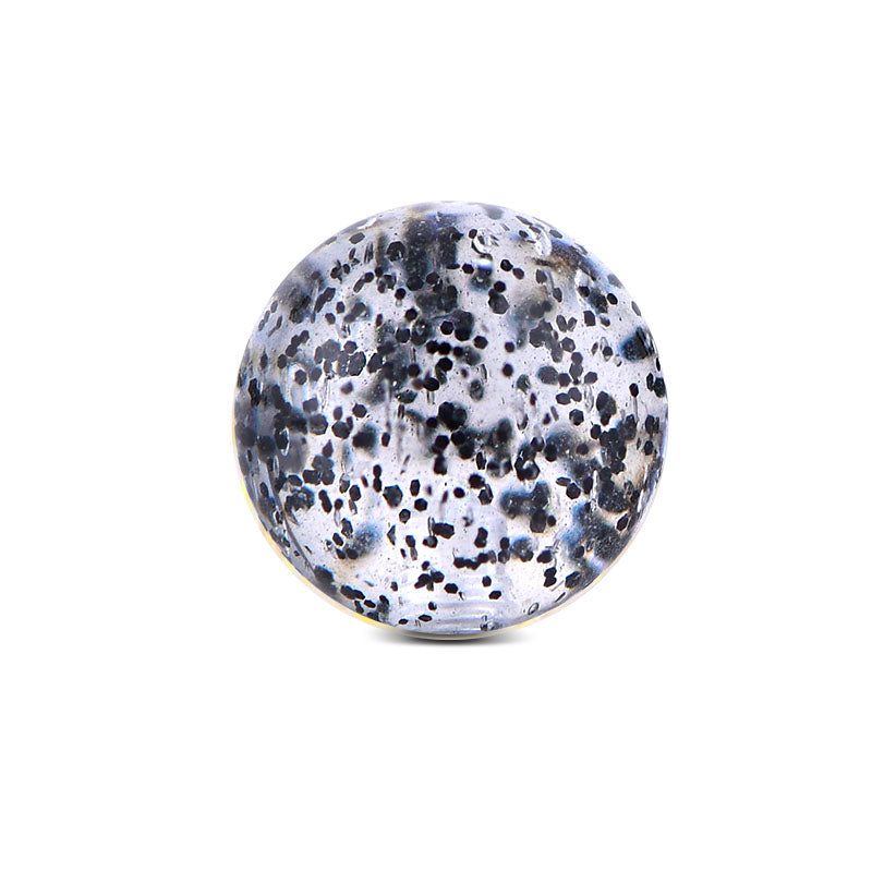 Piercing Glitter Ball 14G Black 5mm