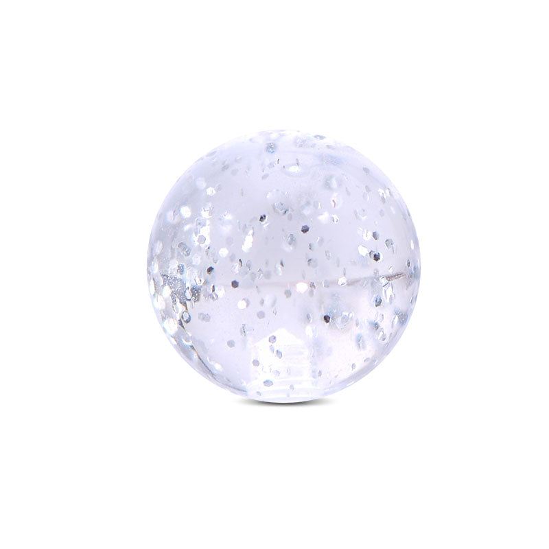 Piercing Glitter Ball 14G Clear 5mm
