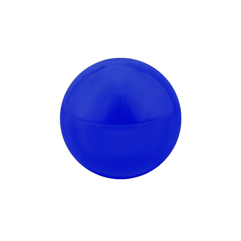Jelly Piercing Ball 14G 5mm Blue