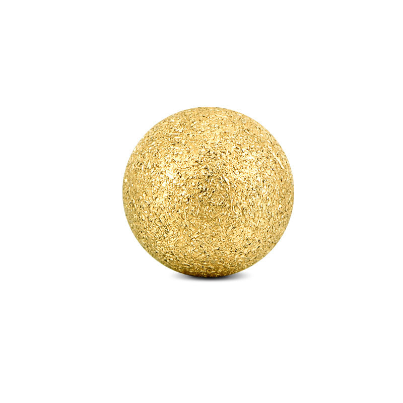 Matte Piercing Ball 14G Gold 5mm