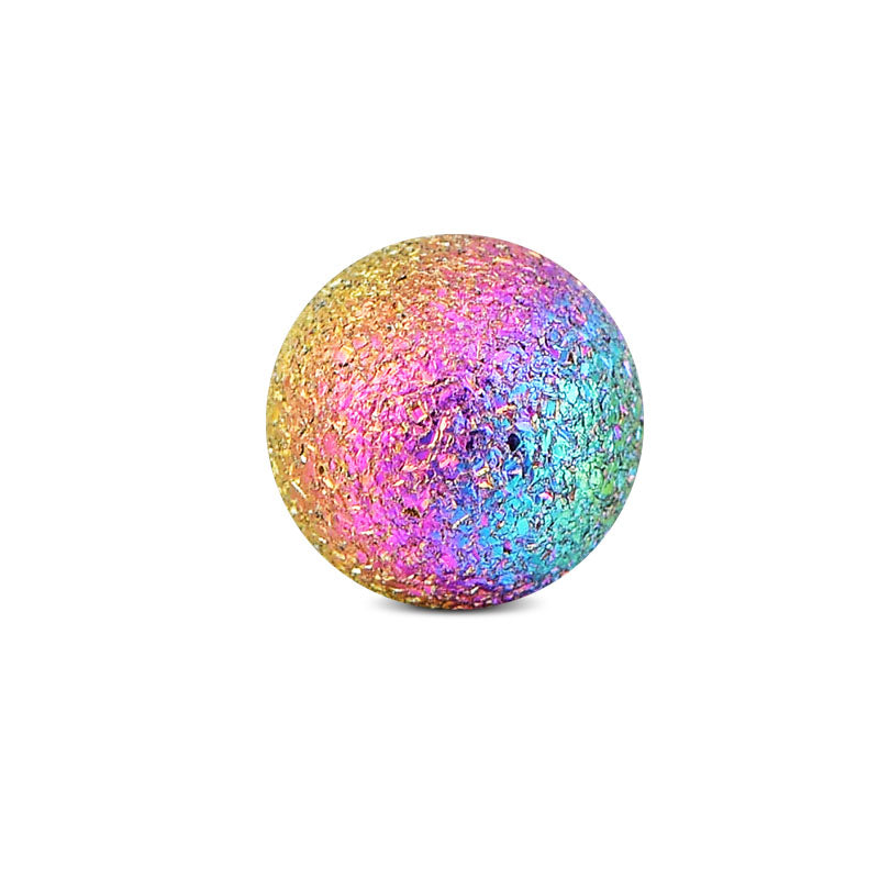 Matte Piercing Ball 14G Rainbow 5mm