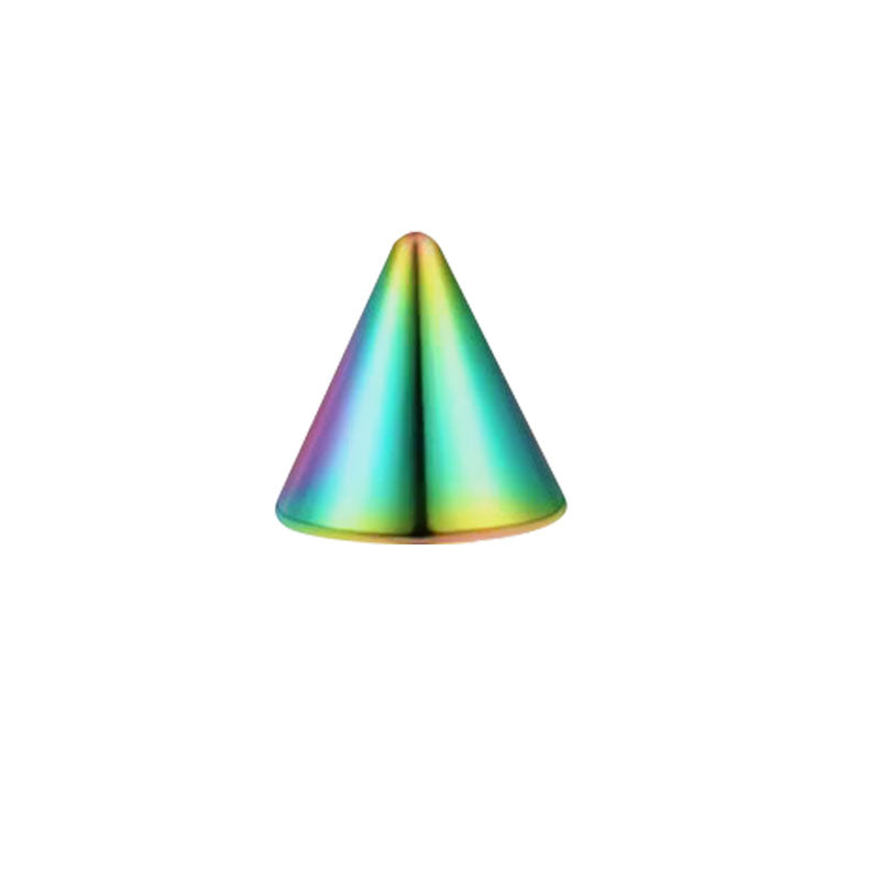 Spike Piercing Ball 16G 4mm Rainbow