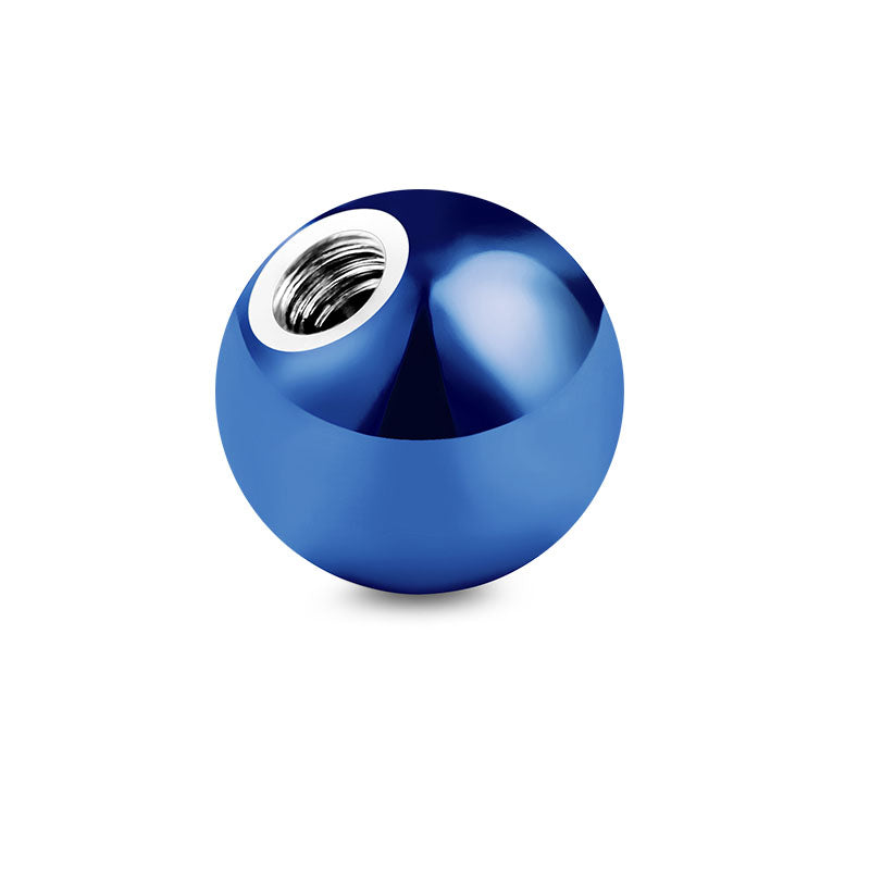 Stahl Piercing Ball 16G 3mm Blue