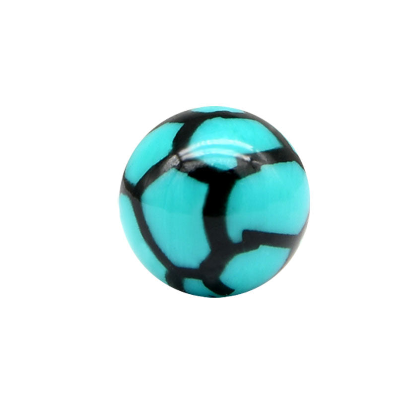 Texture Ball 14G Green 5mm