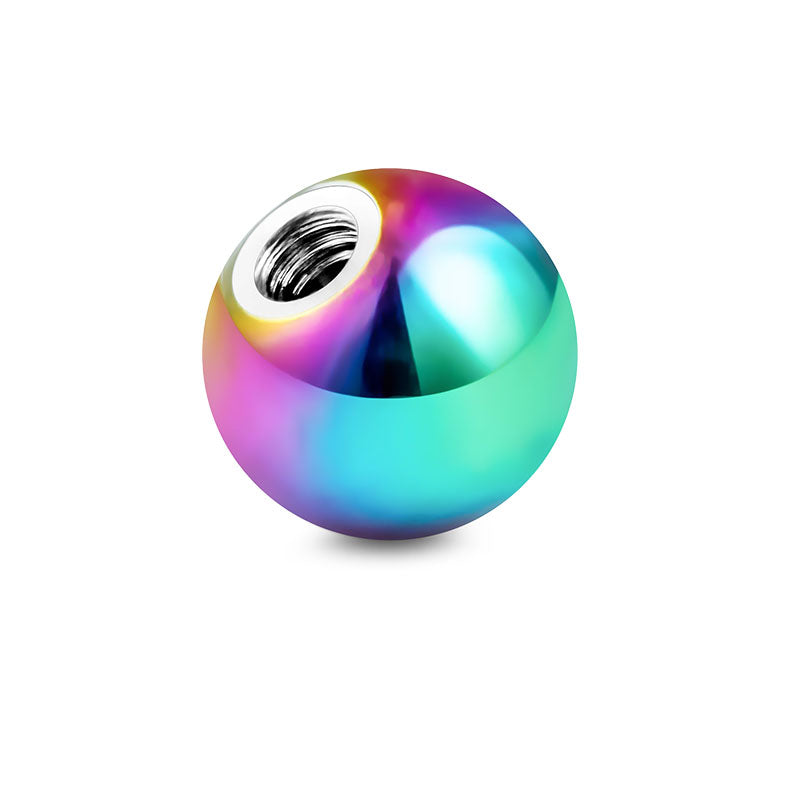 Stahl Piercing Ball 16G 3mm Rainbow