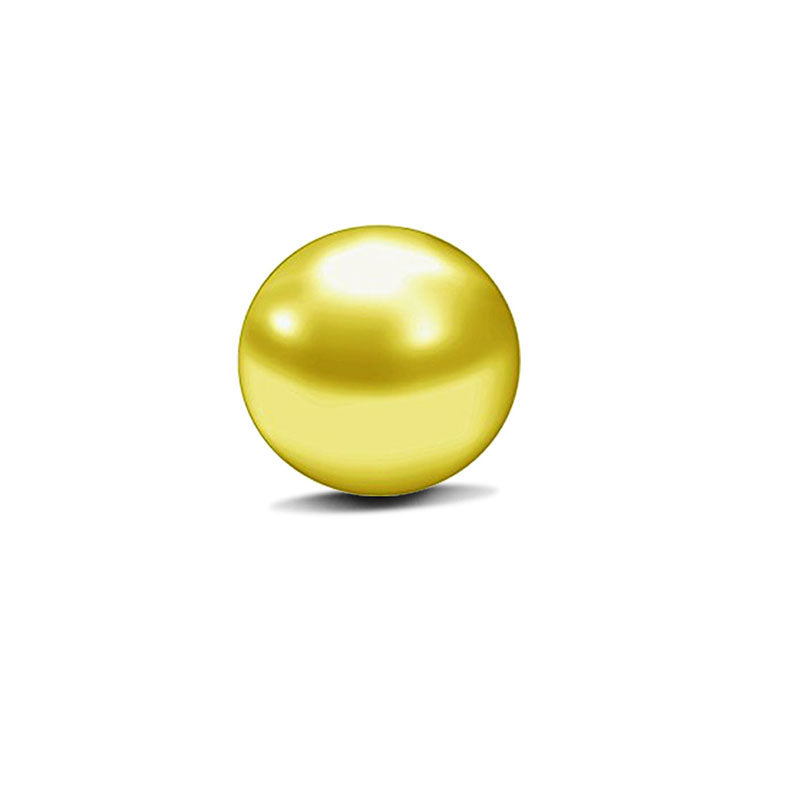 Pearl Piercing Ball 16G 3mm Yellow