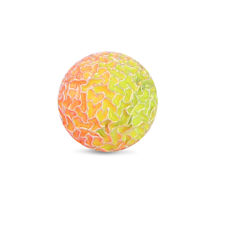 Tinfoil Piercing Ball 16G 3mm Pink Yellow