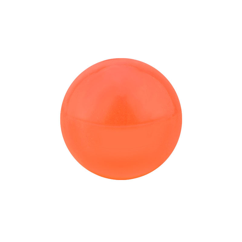 Glow in Dark Ball 14G Orange 8mm