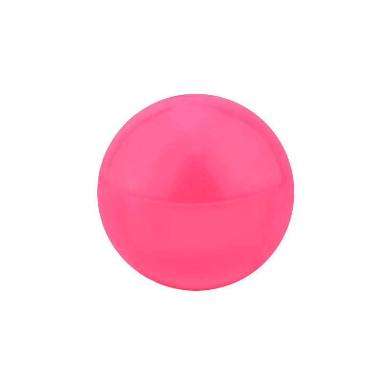 Glow in Dark Ball 14G Pink 8mm