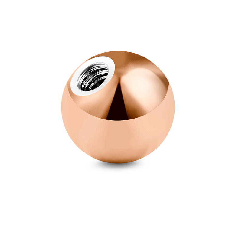 Stahl Piercing Ball 20G 3mm Rose Gold