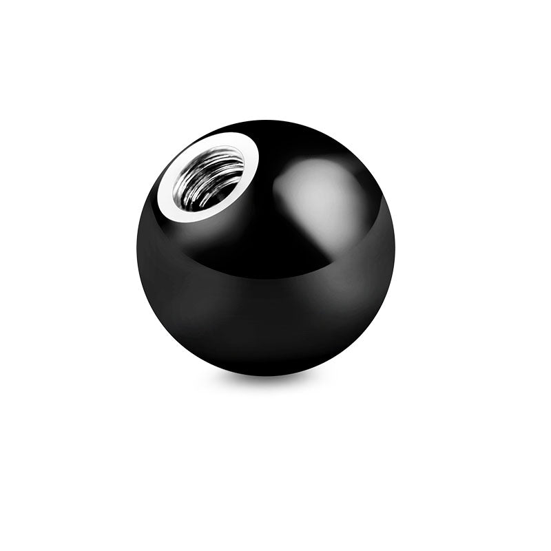 Stahl Piercing Ball 20G 3mm Black