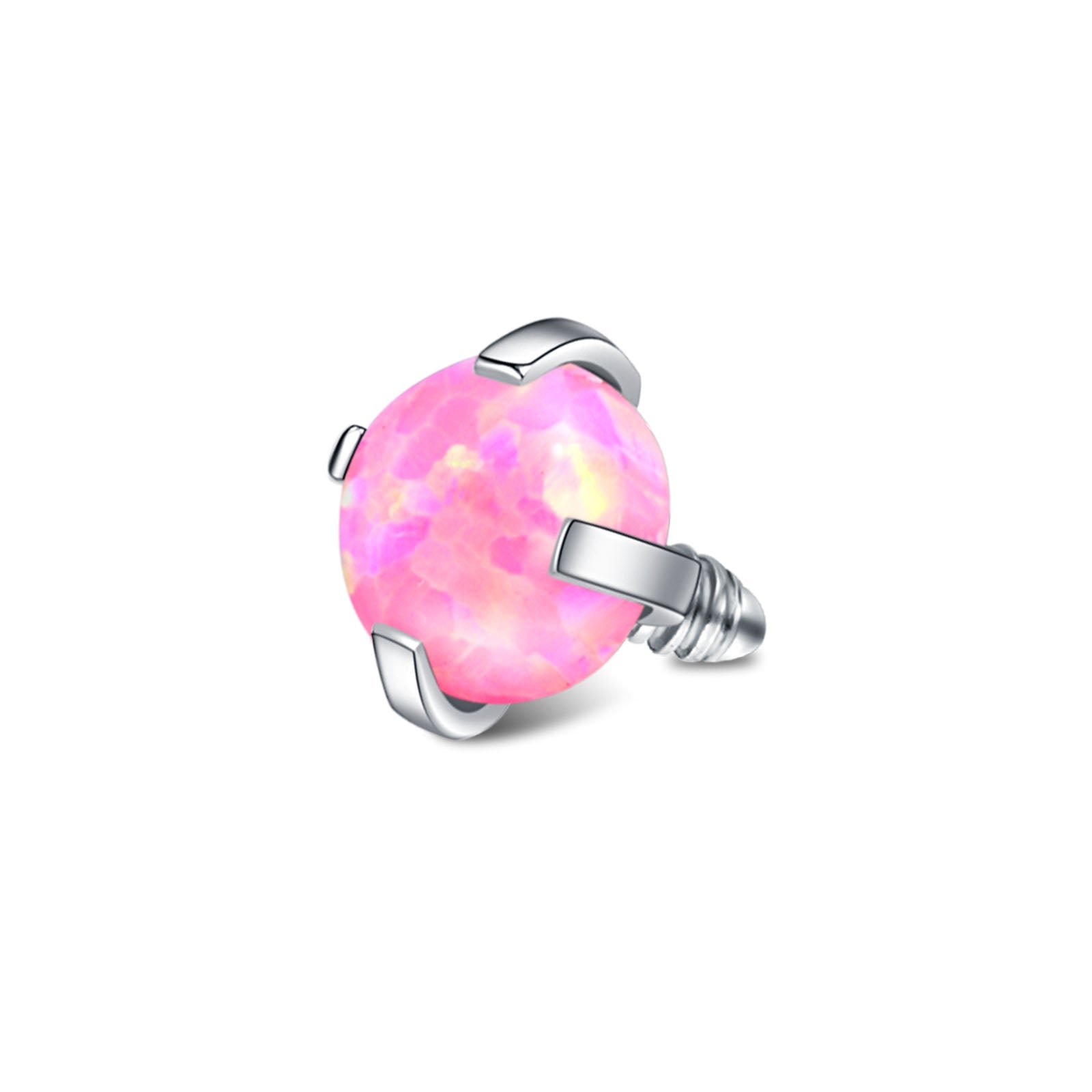 Piercing Ball Real Opal 16G 3mm Pink