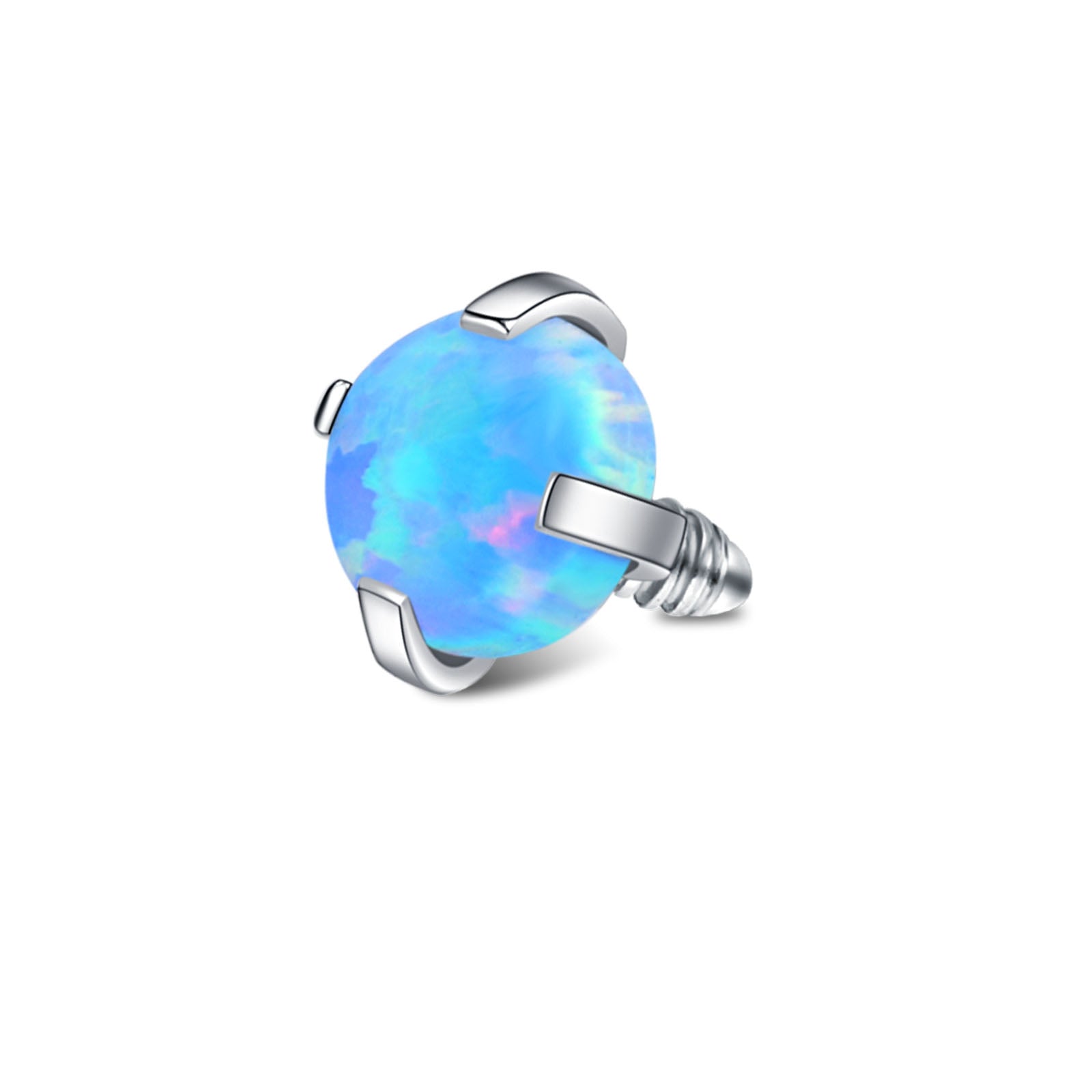 Piercing Ball Real Opal 16G 3mm Dark Blue