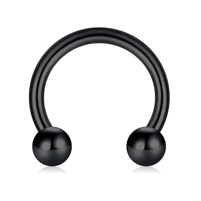 12G Horseshoe Septum Ring Women Nipple Piercing Body Jewelry