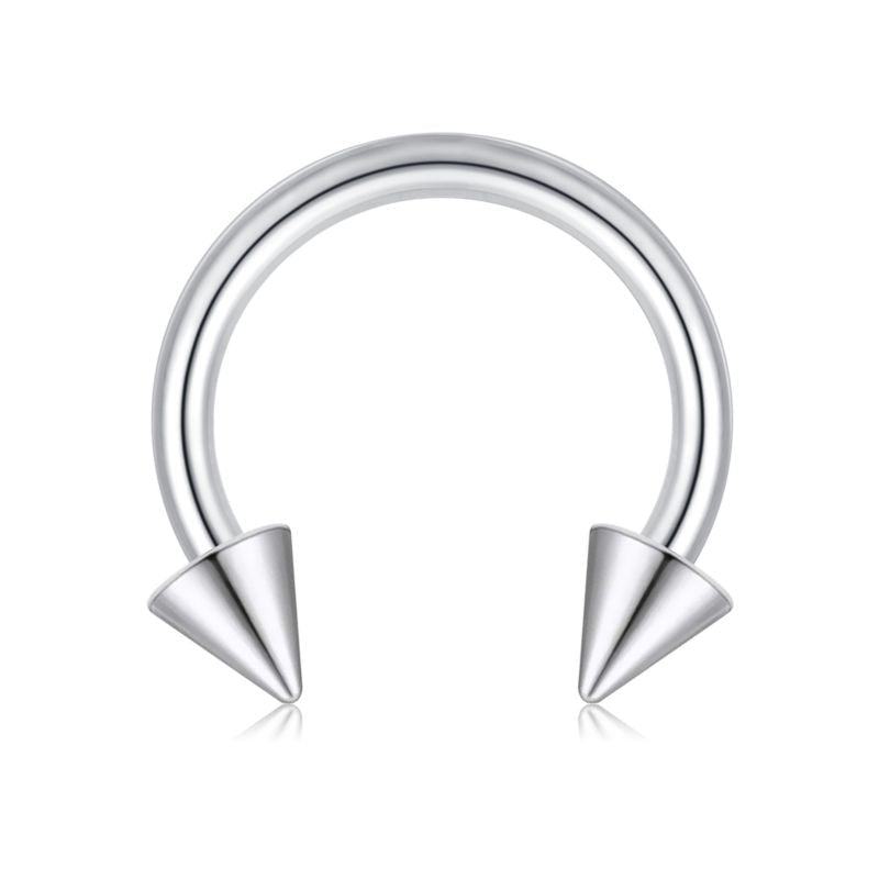 Septum Ring Spike Horseshoe Helix Cartilage Piercing